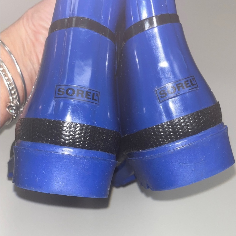 Sorel Blue Rain Boots for Women - Picture 10 of 11